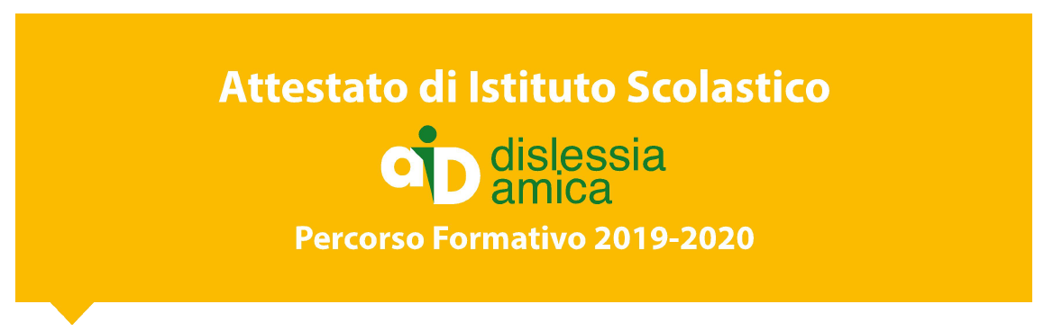 Attestato dislessia amica avanzato